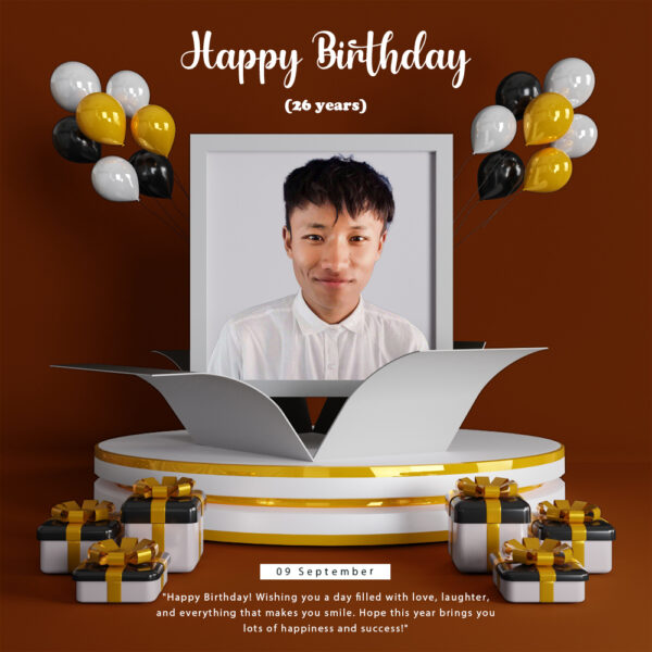 Design Your Birthday Frame