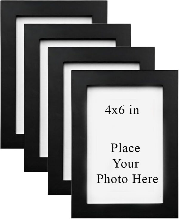 4x6 Black Photo Frame – Stylish & Timeless Memory Display
